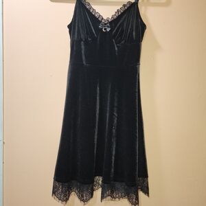 Gothic velvet Cresent moon sundress (No brand)